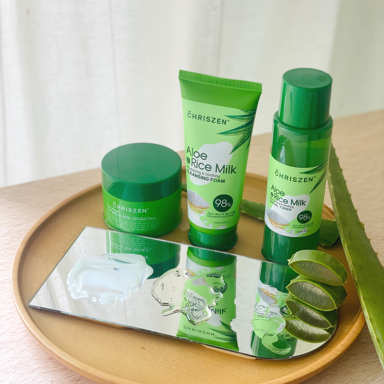 Chriszen 98 Aloe Vera & Rice Milk Toner