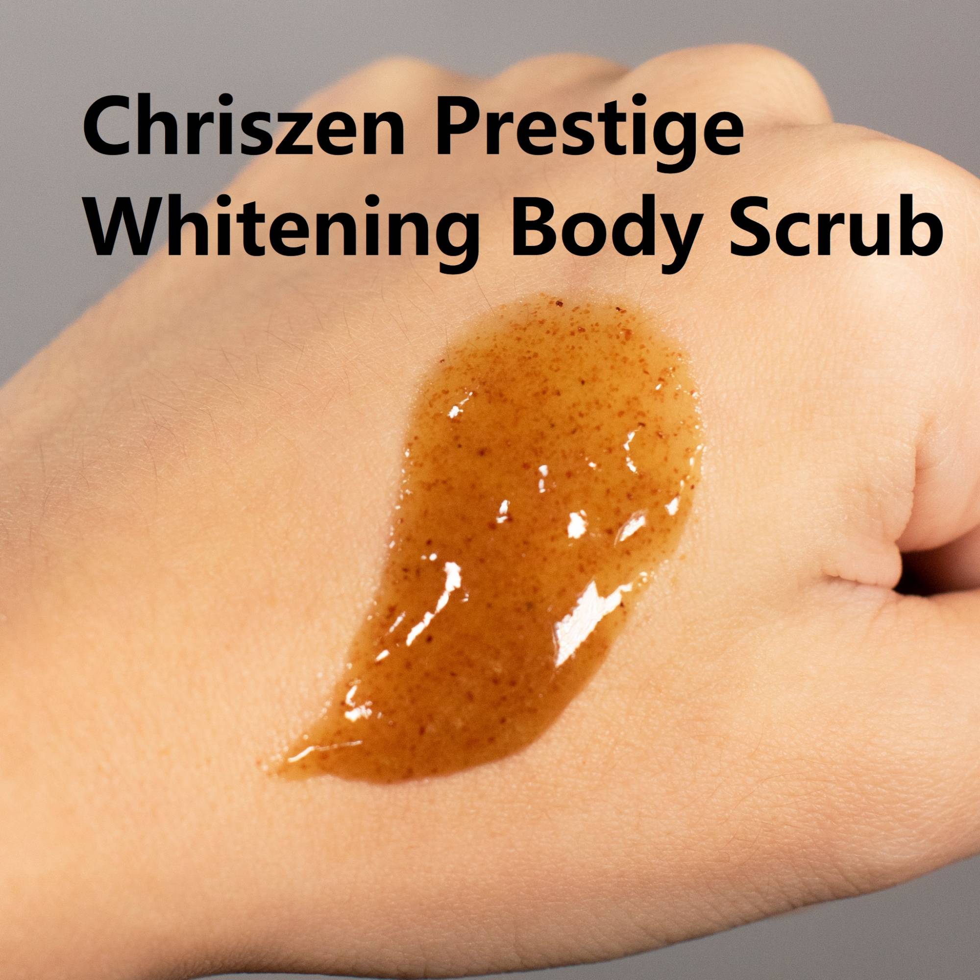 Chriszen Prestige Whitening Body Scrub 150g Walnut Shell Exfoliating