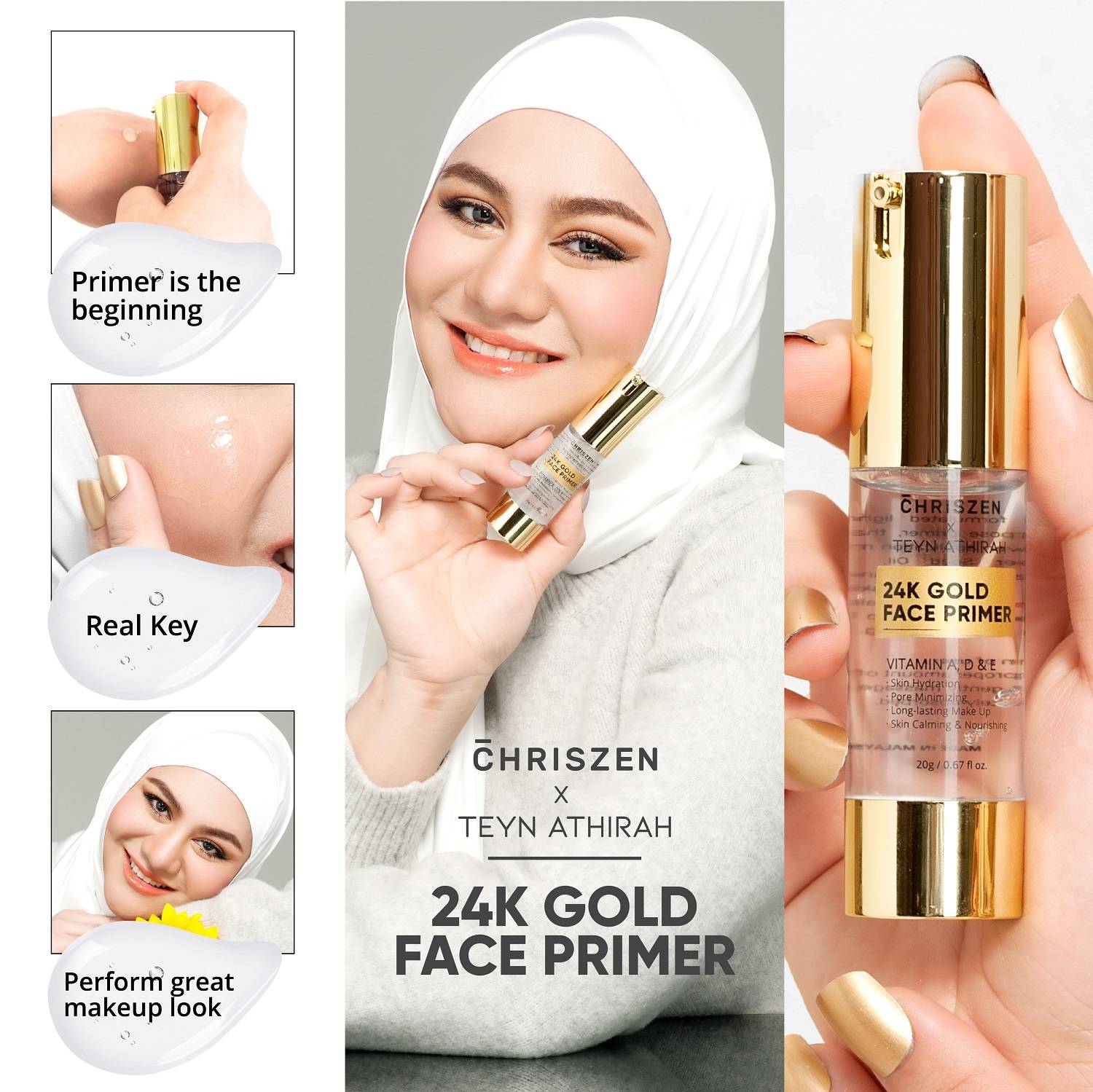 Chriszen x Teyn Athirah 24K Gold Face Primer