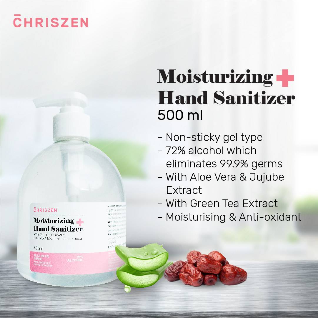 Moisturizing Hand Sanitizer Kills Bacteria 500ml+50ml